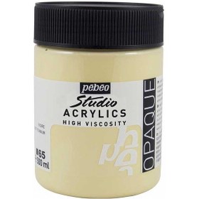 Resim Pebeo Studio Yüksek Viskoziteli Akrilik Boya 500 Ml Buff Titanium 65 Diğer Renkler 