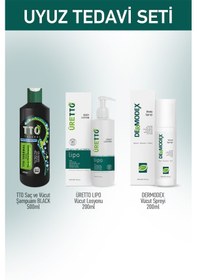 Resim Tto Üretto Lipo Vücut Losyonu 200 ML + Saç ve Vücut Şampuanı 500 ML + Vücut Spreyi 200 ML 