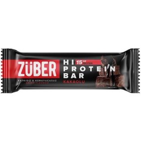 Resim Züber Kakaolu Yüksek Protein Bar 45 G - 12 x 45 G 