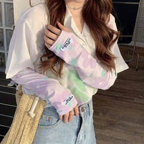 Resim 1 Çift Kadınlar için Dış Mekan Çiçek Buz Kollu, Yeni Moda, Gevşek Soğutma Nefes Alabilir, Dokuma, Makinede Yıkanabilir, Tüm Mevsimler, Yaz Dış Mekan Sporları için 