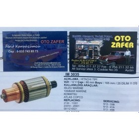 Resim Im3035 Marş Kollektörü Hıtachı Tip 12v Marıne-yanmar Marıne Isuzu 