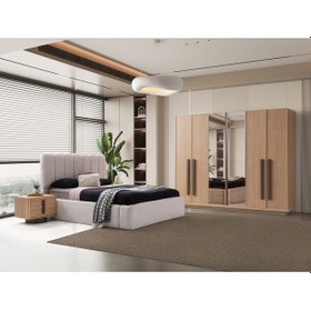 Resim Boston Yatak Odası Takımı %100 Mdf 