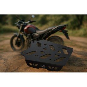 Resim Honda Pcx 125 2011-2024 Uyumlu Çanta Demiri Siyah 