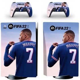 Resim Kt Grup Fıfa 22 Kylian Mbappe Playstation 5 Standart Dijital Versiyon Sticker Kaplama Seti 