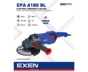 Resim Exen Epa 4180 Bl - 180MM 4500W Kömürsüz Elektrikli Taşlama - 4500 Watt 