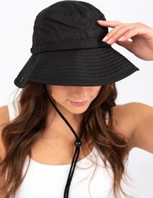 Resim Reva Unisex Yazlık Katlanabilir Safari Fötr Şapka Siyah 