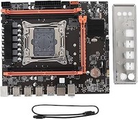 Resim X99H Bilgisayar Anakart, LGA 2011-3 Için CPU Soketi Ile, 4 × DDR4 Masaüstü Anakart Desteği E5 V3 V4, I7 58XX, 68XX Serisi, 128g Maksimum Kapasite 