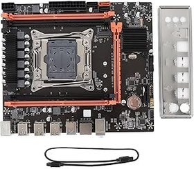 Resim X99H Bilgisayar Anakart, LGA 2011-3 Için CPU Soketi Ile, 4 × DDR4 Masaüstü Anakart Desteği E5 V3 V4, I7 58XX, 68XX Serisi, 128g Maksimum Kapasite 