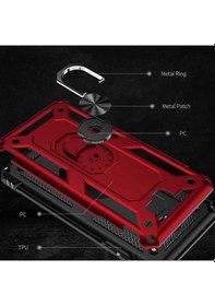 Resim Samsung Galaxy Uyumlu J7 Prime Yüzüklü Standli Vega Kilif Ekran Koruyucu 510433366 