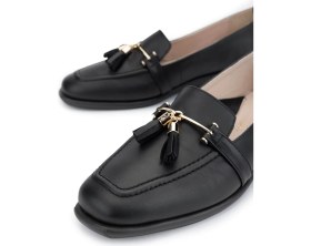 Resim Relax Anatomic Kadın Hakiki Deri Siyah Comfort Ayakkabı 611 E2742 Bn Ayk Y25 Black Siyah 