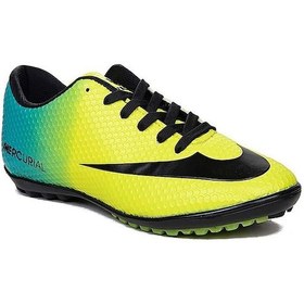 Resim Hkursat Wlk Sarı Turkuaz Halı Saha Erkek Futbol Ayakkabı Turkuaz 