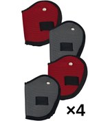 Resim ribac 4 Adet Çocuk Emniyet Kemeri Tutucu Klips Araç İçi Kemer Düzenleyici 