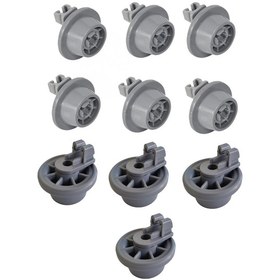 Resim Bosch Siemens 611475 Uyumlu Alt Sepet Tekeri İq100 İq300 İq500 İq700 Bulaşık Makinesi 