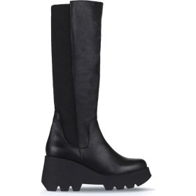 Resim Bueno Shoes Siyah Deri Kadın Dolgu Topuklu Çizme 01WZ8405 01WZ8405 
