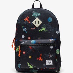 Resim Herschel Heritage Space Adventure Çocuk Siyah Sırt Çantası 