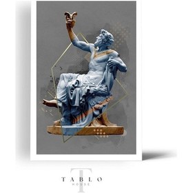 Resim Apollo Heykeli Ahşap Tablo 8mm 