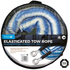 Resim Simply Brands Araba Çekme Halat Elastik 1.5x4m 2000kg 