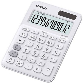 Resim Casio MS-20UC-WE Masaüstü 12 Hane Hesap Makinesi 