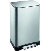 Resim Primanova E-Cube Paslanmaz Çelik Pedallı Çöp Kovası 30 Lt D-14679 
