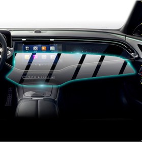 Resim Mercedes E Class 2024 Navigasyon Ve Yolcu Ekranı Ekran Koruyucu 