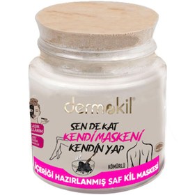 Resim DERMOKİL Sen de Kat Kendi Maskeni Kendin Yap Kömürlü Kil Maskesi 220 ml 