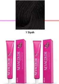 Resim Kt 2 li Set Premium 1 Siyah - Kalıcı Krem Saç Boyası 2 X 50 g Tüp 