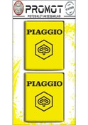 Resim Piaggio Uyumlu 3d Damla Logo Sticker 1 