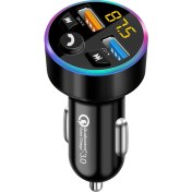 Resim Farfi Bluetooth 5.0 Mp3 Çalar Qc3.0 + 2.4A Hızlı Şarj Araç Şarj Fm Verici (Yurt Dışından) 