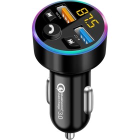 Resim Farfi Bluetooth 5.0 Mp3 Çalar Qc3.0 + 2.4A Hızlı Şarj Araç Şarj Fm Verici (Yurt Dışından) 