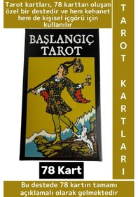 Resim Özel Üretim Psikolojik Kişisel İç Yansıtma Kehanet Açıklamalı Başlangıç Tarot Destesi 78 Kart 