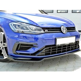 Resim HasAkman Vw Golf 7.5 R Tampon Max Design Ön Lip Piona Black 2017 - 2021 