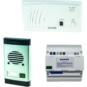 Resim konwi intercom Sesli Diafon Sistemi Zil Paneli Santral Diafon Tek Daire 