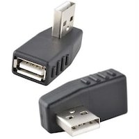 Resim Ti-Mesh Usb 2.0 A Male To A Female 90° Left Adapter 