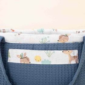 Resim Bebek Bakım Çantası - İndigo Petek - Ceylan 