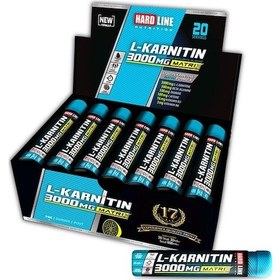 Resim Hardline L Carnitine Matrix 3000 Mg 20 Ampül Limonlu Karnitin 