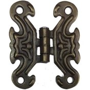 Resim Epilons Dekoratif Sac Kelebek Menteşe - Küçük, Eskitme, 100 Adet 