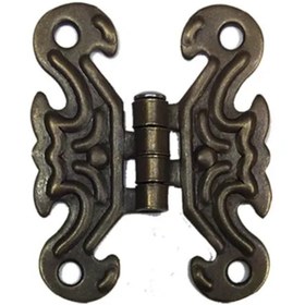 Resim Epilons Dekoratif Sac Kelebek Menteşe - Küçük, Eskitme, 100 Adet 