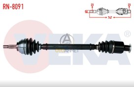 Resim Renault Laguna Sağ Ön Aks F4r K4m Motor 