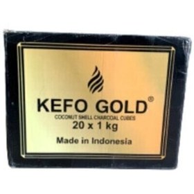 Resim KEFO GOLD Kömür (20x1kg Nargile Kömürü) 1 Koli 20 Paket 