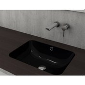 Resim Bocchi Scala Tezgahaltı Lavabo 55 CM Parlak Siyah 1006-005-0125 