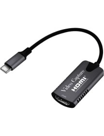 Resim Dora Shopping Type C Video Capture Yakalama Kartı Uçlu HDMI Type-C Pc Bilgisayar Video Yakalama (Hdmı Aktarma Için 