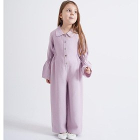 Resim Oliven The Kid Oliventhekid Lila Lastikli Kız Çocuk Tulum Lila Lila 