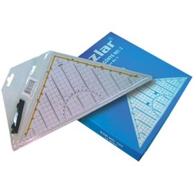 Resim Yıldızlar Cetvel Geoderik Üçgen Cetvel 32 Cm Ekstra Tutuculu Ölçekli 
