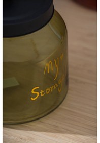 Resim Acar Pierre Metal Kapaklı Kavanoz Seti - 17 Cm Açık Yeşil 