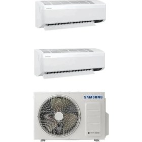 Resim Windfree 1+2 Sistem (AJ050TXJ2KH-EA) 9+18 Btu Iç ,5.2 Kw Dış A++ Multi Duvar Tipi Klima 
