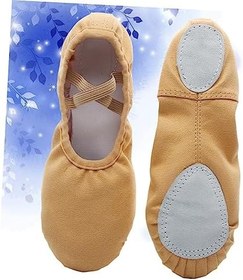 Resim YARNOW 2 Çift çocuklar bale daireler yoga ayakkabısı kızlar için dans kıyafeti bale terlikleri Bale ayakkabıları çan dans ayakkabıları ayakkabı elastik ağız pençesi ayakkabı 