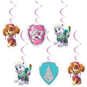Resim Asmalı Tavan Sarkıt Süsü 6 Lı Paw Patrol Sky Çok Renkli 