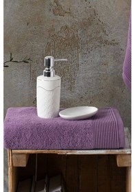 Resim Varol Royal Serisi 2 Li Havlu Seti 50x90 & 90x150 Cm, 500 Gsm Premium Mürdüm 