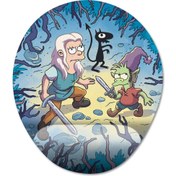 Resim Disenchantment Bilek Destekli Mousepad Model - 1 Oval 