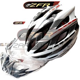 Resim Rectus Yetişkin Bisiklet Kaskı Beyaz - 26 Beyaz - Siyah - Kırmızı 